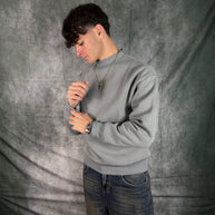 Felpa Boxy Fit Grigio Nike