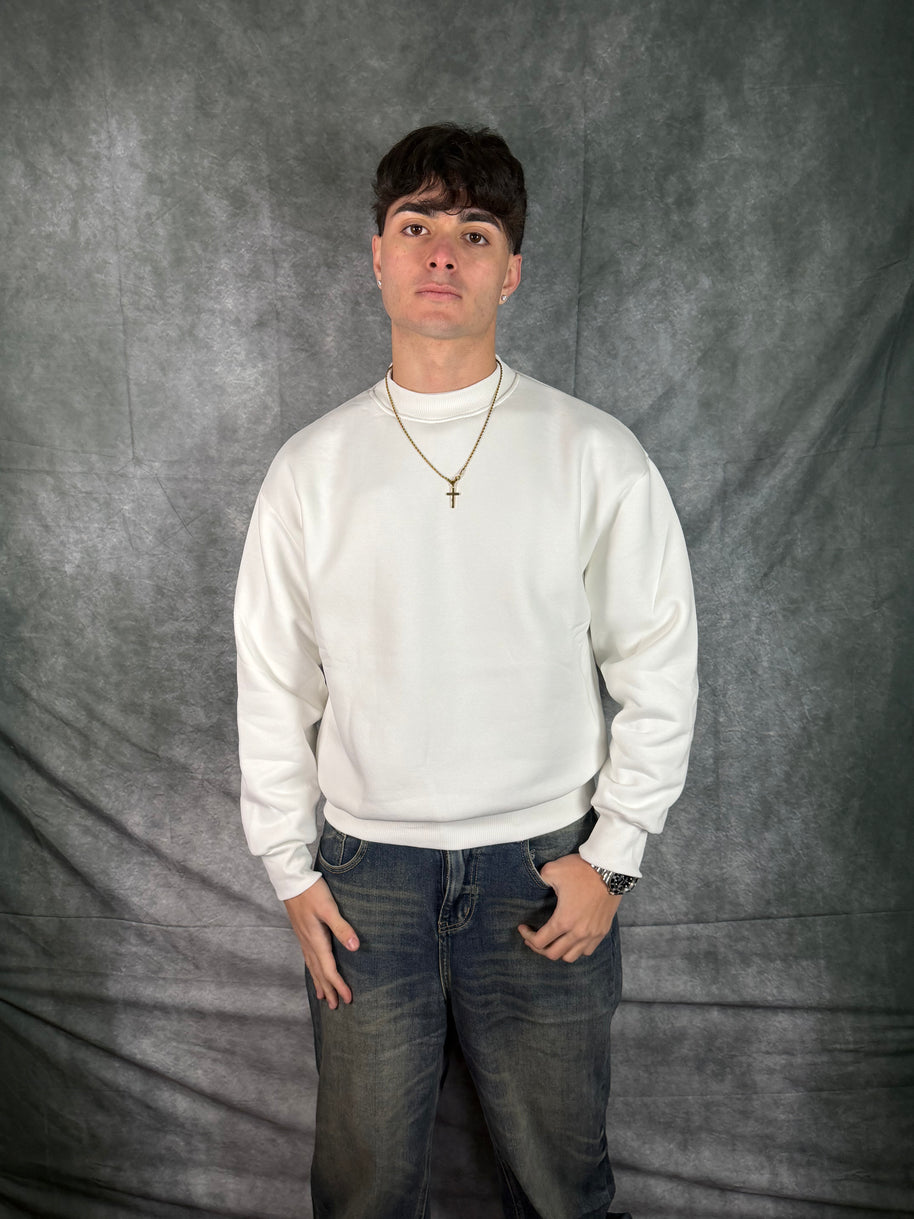 Felpa Boxy Fit Grigio Nike