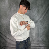 Felpa Boxy Fit Grigio Nike