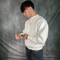 Felpa Boxy Fit Grigio Nike