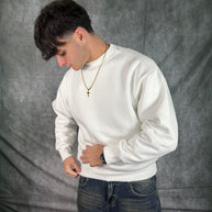 Felpa Boxy Fit Grigio Nike