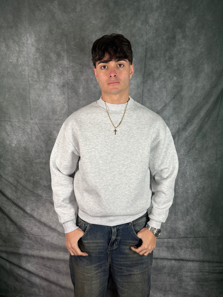 Felpa Boxy Fit Grigio Nike