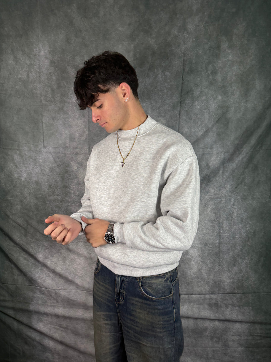 Felpa Boxy Fit Grigio Nike