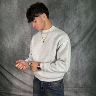 Felpa Boxy Fit Grigio Nike