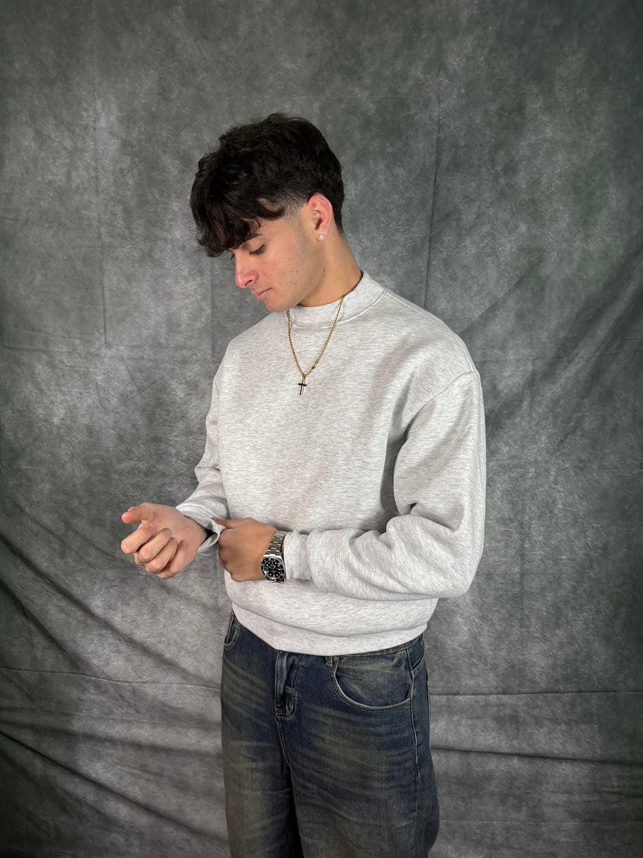 Felpa Boxy Fit Grigio Nike