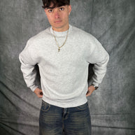 Felpa Boxy Fit Grigio Nike