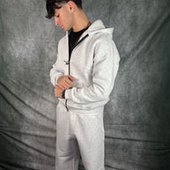 Coordinato Tuta Zip con Cappuccio