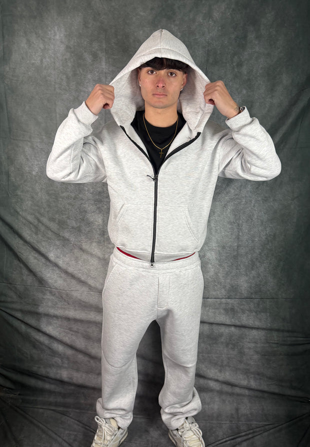 Coordinato Tuta Zip con Cappuccio